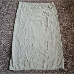 Eileen Fisher 100% Silk Sage Pull On Skirt Women's M/L